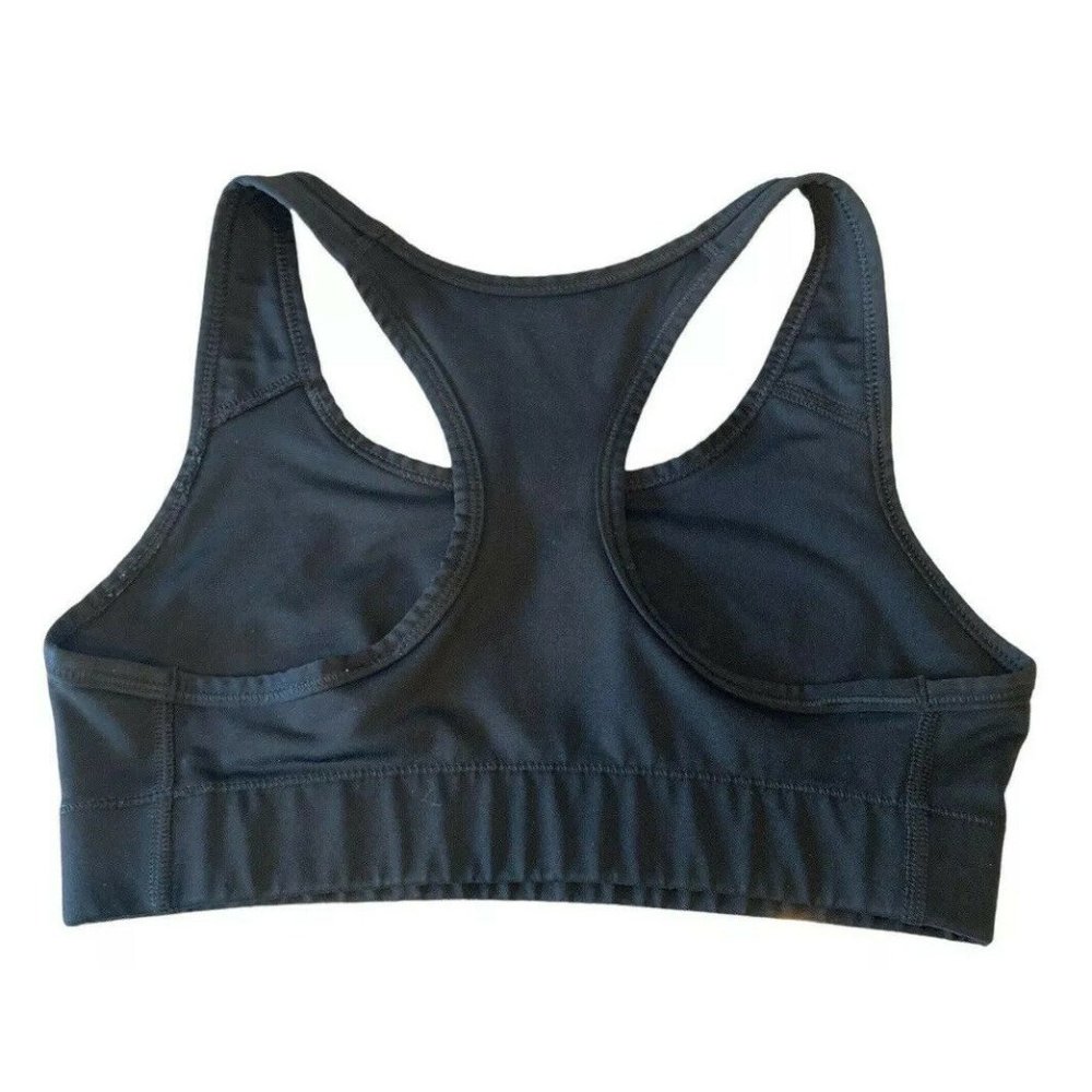 Nike Swoosh Dri Fit Sports Bra Monica ASO Friends Size XS Black Racerback - Picture 8 of 9